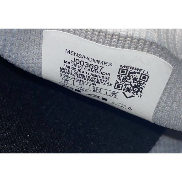 Merrell Cloud Moc Knit Light Grey J003697 Men's Size 9.5 - Picture 7 of 7